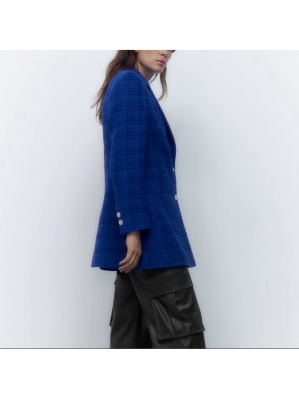 Zara long structured coat - Picture 8 of 9